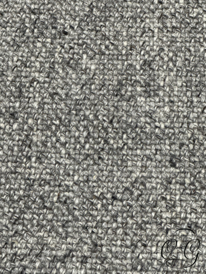 5X8’ Fog Gray Wool Blend Area Carpet Rug