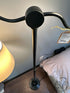 Adjustable Double Shade Dark Metal Base Floor Lamp W/Cream Cone Shades 26x7x60’’ Floor Lamp