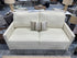 American Leather Cream Fabric Loveseat Sofa Bed