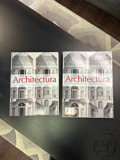 ’Architectura: Elements Of Architectural Style’ Hardcover Decorative Book Home Decor