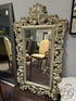 Baroque Ornate Silver Mirror Wall