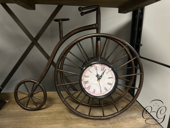 Bike Metal Clock Home Decor