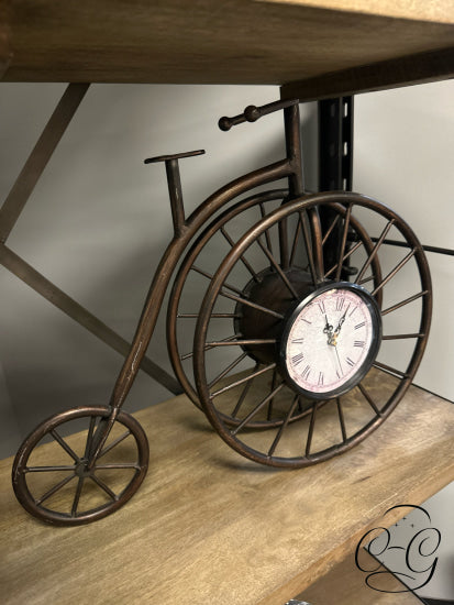 Bike Metal Clock Home Decor