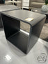 Black Accent Table With Open Design Display Space