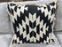 Black Linen Toss Pillow With Fringe