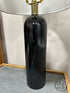 Black Marble Base Table Lamp With White Shade