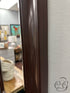 Brown Rectangular Wall Mirror