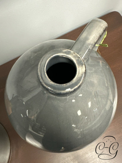 Ceramic Grey Jug Style Vase