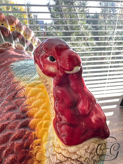 Colourful Ceramic Turkey Table Decor Home