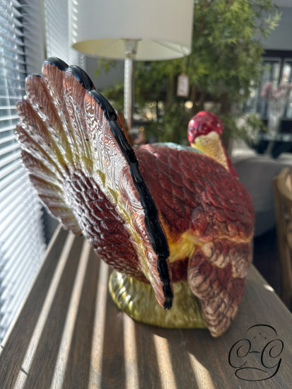 Colourful Ceramic Turkey Table Decor Home