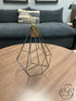 Dark Metal Geometric Ball Orb Home Decor