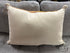 Gold Peach Cream Textured Toss Pillow W/Pom Pom Tassle Corners