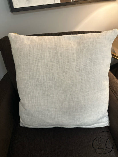 Gold & Tan Colour Block Toss Pillow