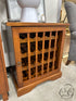 Hardwood Solids Wine Cabinet With Door/Storage For