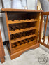 Hardwood Solids Wine Cabinet With Door/Storage For