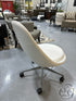 Keilhauer White Swivel Chair With Star Base Castors