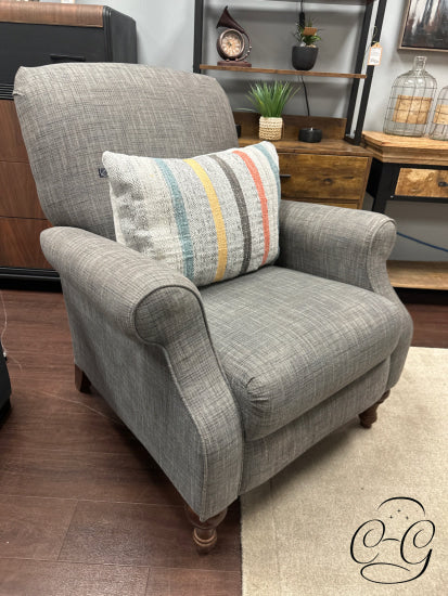 Lazboy Grey Tweed Reclining Chair Recliner