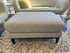 Light Grey Tweed Rectangular Ottoman Walnut Finish Base/Legs 36x25x18’’ Ottoman