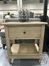 Natural Finish Hotel Grade Nightstand W/1 Soft Close Drawer Open Display Space Night-Table