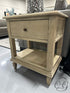 Natural Finish Hotel Grade Nightstand W/1 Soft Close Drawer Open Display Space Night-Table