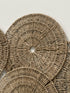 Natural Rattan Multiple Circle Design Wall Hanging Home Decor