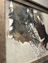 ’On Silent Wings’ Bald Eagle Flying Art In Rustic Frame 28x22’’ Artwork