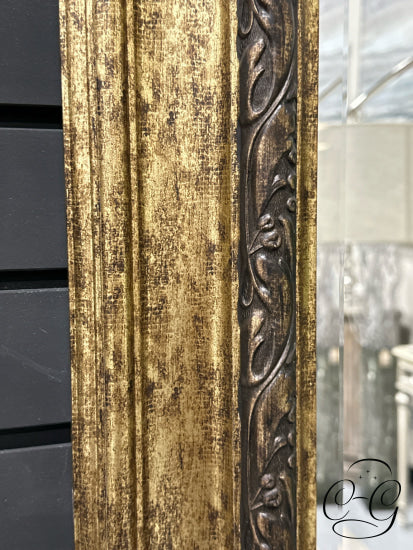 Ornate Mottled Framed Wall Mirror