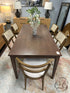 Rectangular Dark Brown Dining Table Only