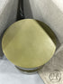 Round Light Green Toned Metal Accent Table Stacked Design