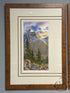 ’Rundle Ramparts I II III’ Canadian Artist: Marilyn Kinsella (Set Of 3) 27x38’’ Artwork