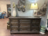 Rustic 9 Drawer Dresser With Metal Hardware Only