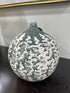 Samantha Pynn Cream/Grey Round Large Ceramic Vase