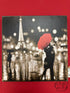 Set Of 2 Paris Scenery Canvas Pictures Picture