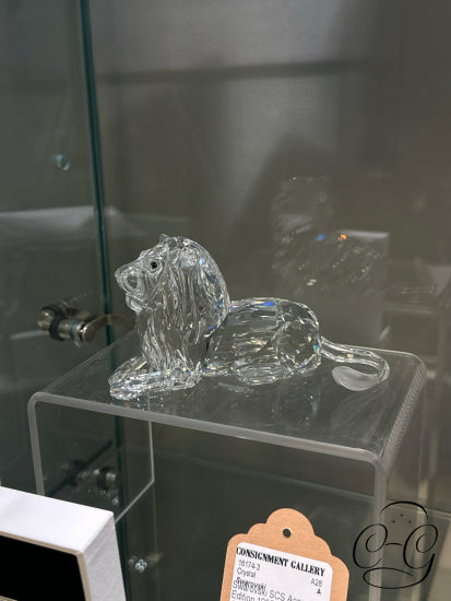 Swarovski Annual Edition 1995 ’Inspiration Africa: The Lion’ Crystal Figurine