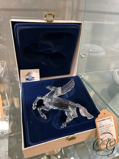 Swarovski Scs 1998 ’Fabulous Creatures: The Pegasus’ Crystal Figurine