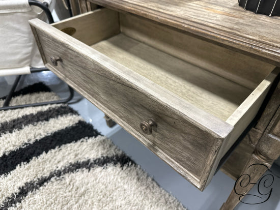 Uttermost Rectangular 1 Drawer Rustic Accent Table With Shelf