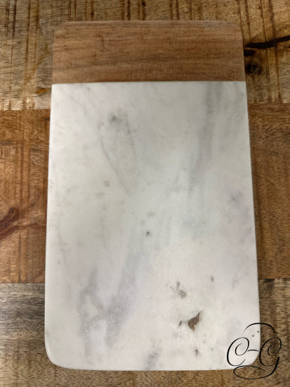 White Marble Light Wood Cutting Board 10x6’’ Cutting Board