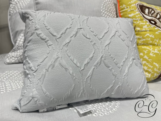 DKNY Light Grey Toss Pillow