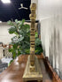 Gold Wood Candle Holder Candleholder(S)