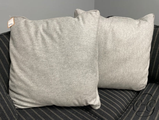Grey Wool Toss Cushion