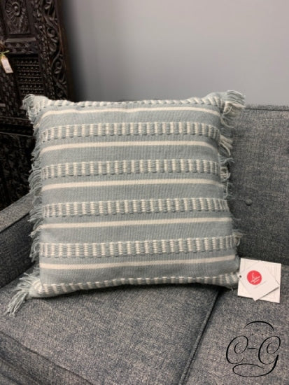 Lr Home Blue/White Pattern Pillow
