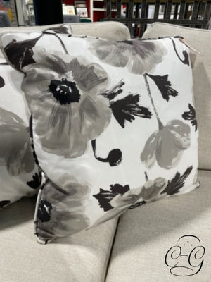 Toss Cushion With Floral Pattern Pillow